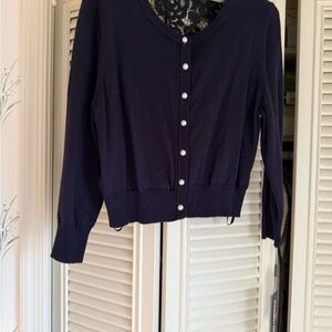 Navy blue cardigan